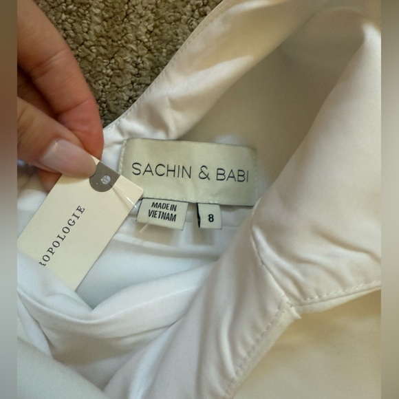 Sachin & Babi Reed Sleeveless Back-Bow Mini Dress - Picture 9 of 10